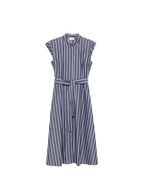 Abito donna Emme Marella lungo smanicato blu e celeste EMME Marella | PESI023
